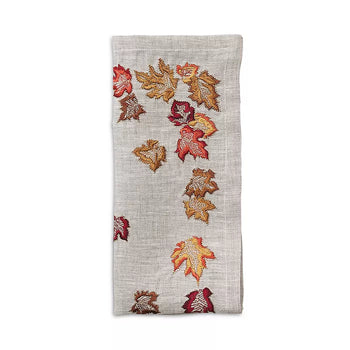 Kim Seybert Napkins: Autumn in Natural & Multi, Set of 4